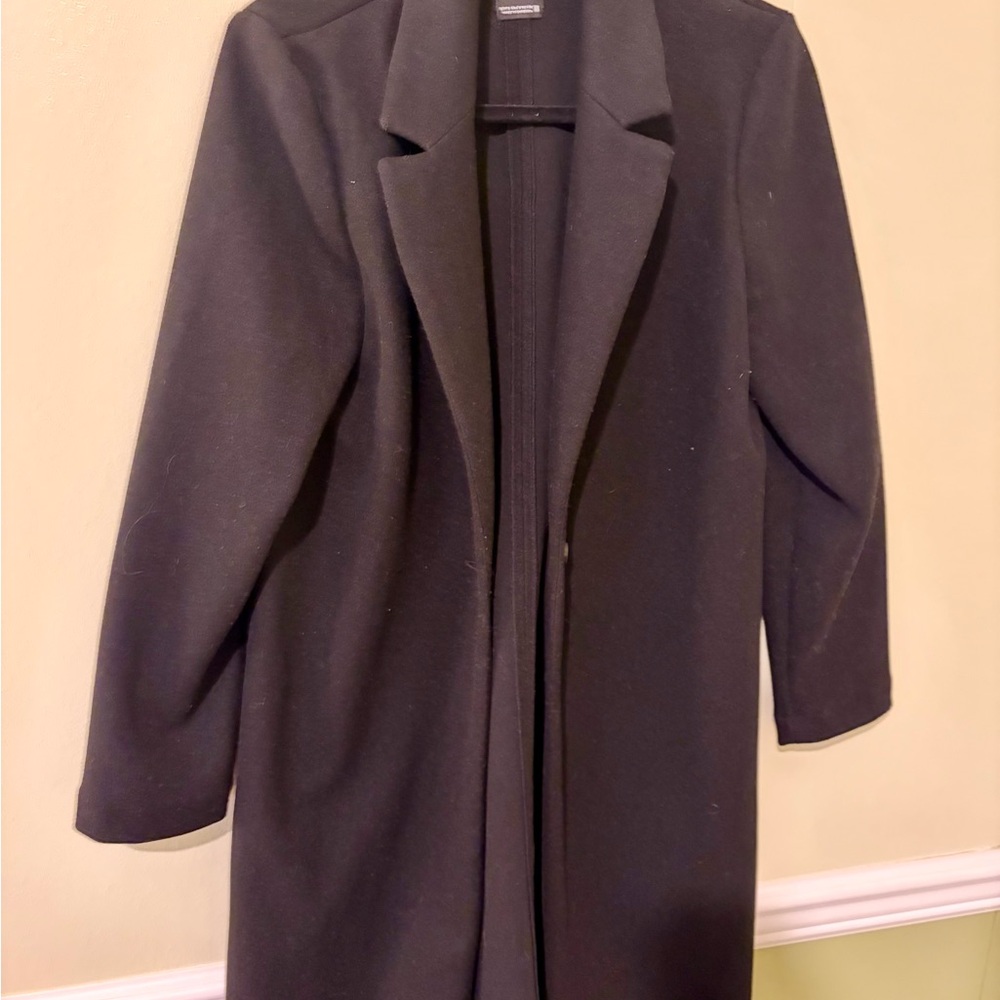 Zara Elegant Black Trench Coat